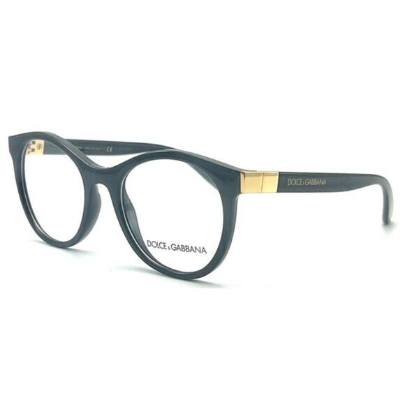 NEW DOLCE & GABBANA DG5075 501 BLACK AUTHENTIC EYEGLASSES 51-19 140 - Picture 1 of 3